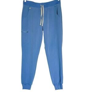 FIGS Zamora Jogger Scrub Pants Blue Women's Size Medium #W18SW2005